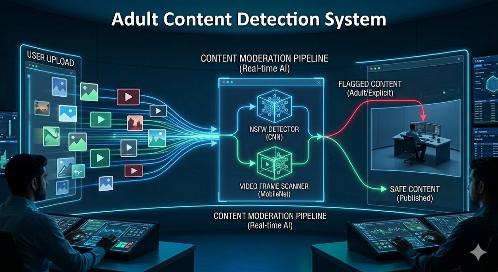 AI Content Moderation Pipeline